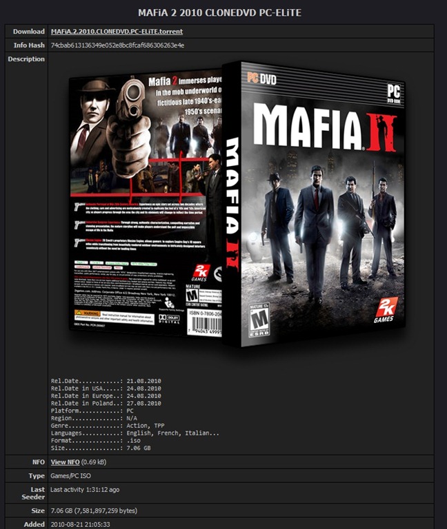 Mafia 2 Skidrow Crack Password Rar